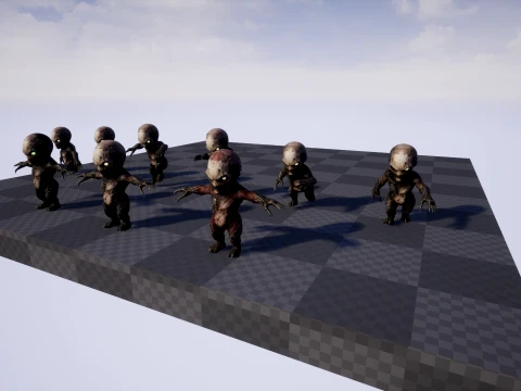 ChibiNecro5Pack2 3D Model