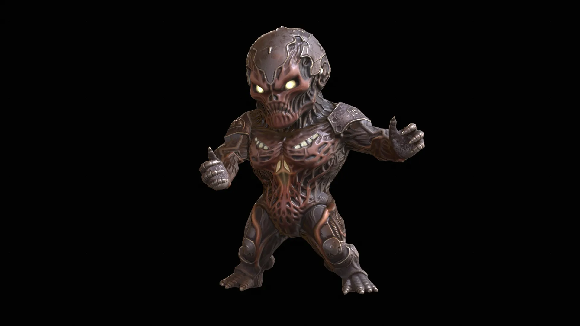 ChibiNecro6Pack2 3D Model .c4d .max .obj .3ds .fbx .stl .blend 