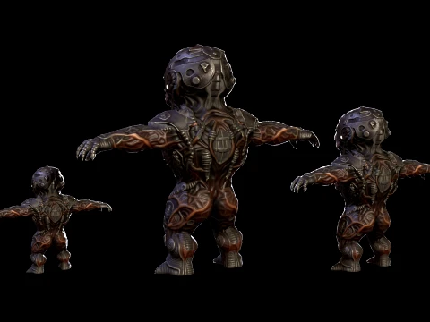 ChibiNecro6Pack2 3D Model