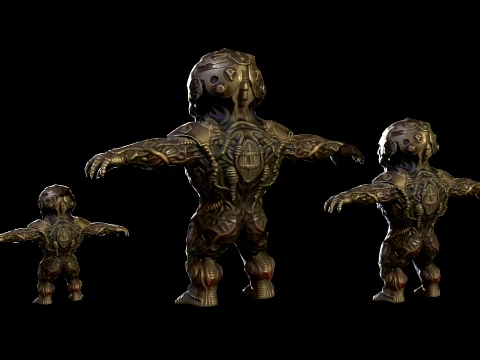 ChibiNecro6Pack2 3D Model