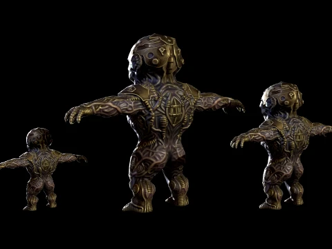 ChibiNecro6Pack2 3D Model