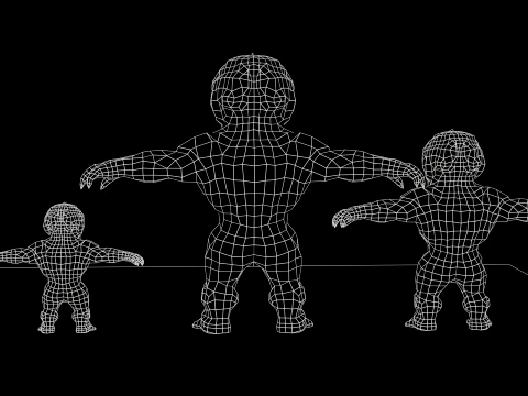 ChibiNecro6Pack2 3D Model