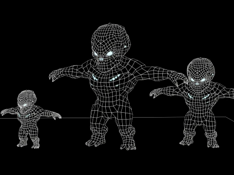 ChibiNecro6Pack2 3D Model