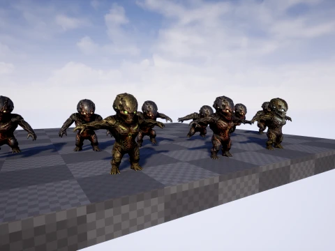 ChibiNecro6Pack2 3D Model