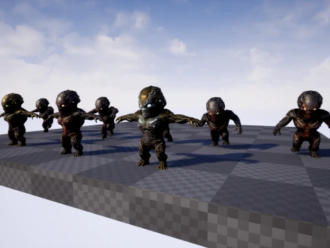 ChibiNecro6Pack2 3D Model