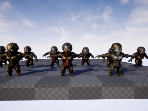 ChibiNecro6Pack2 3D Model