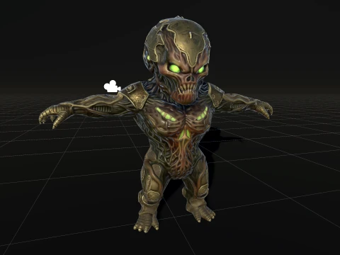 ChibiNecro6Pack2 3D Model