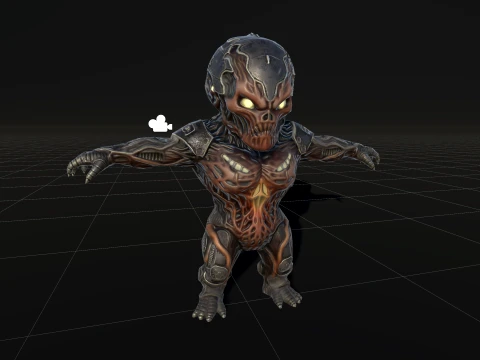ChibiNecro6Pack2 3D Model
