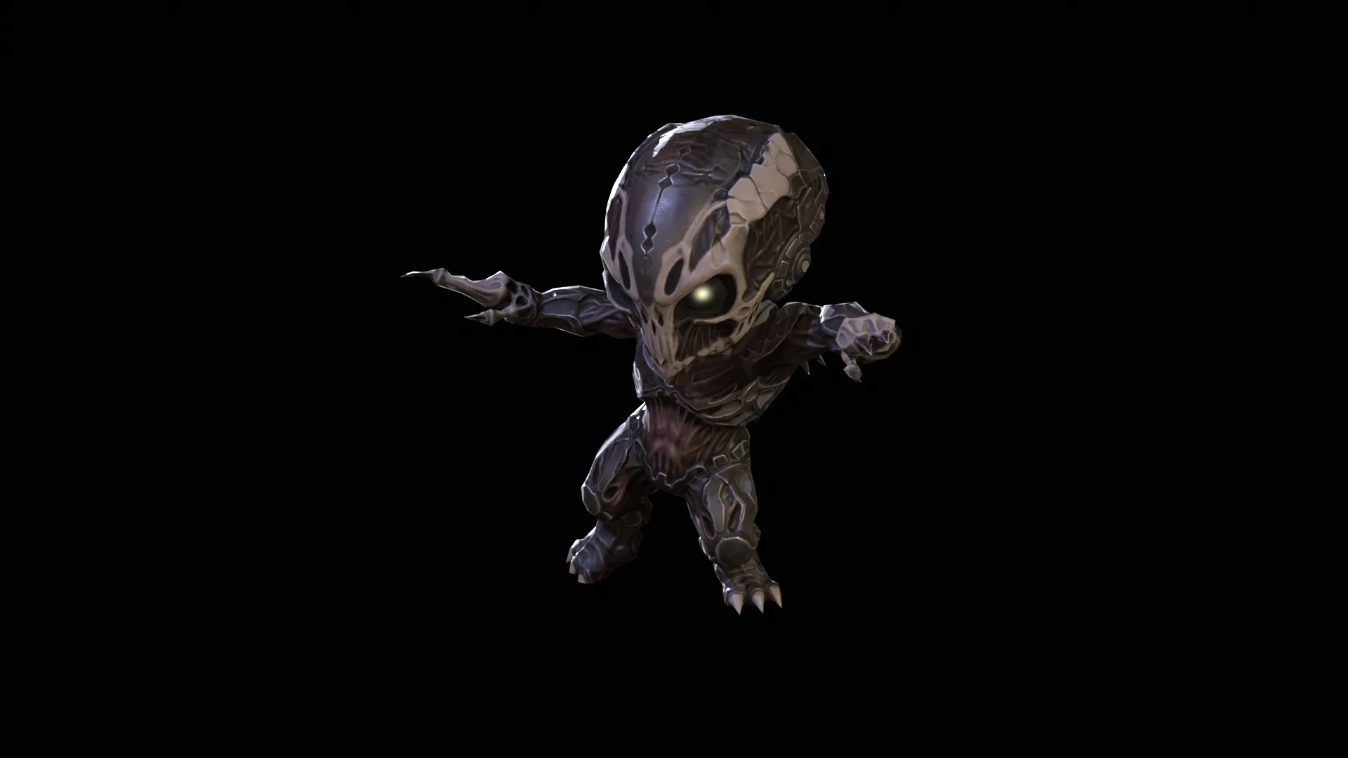 ChibiNecro7Pack2 3D Model .c4d .max .obj .3ds .fbx .stl .blend 