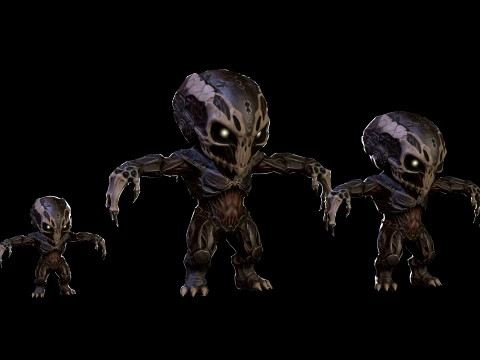ChibiNecro7Pack2 3D Model