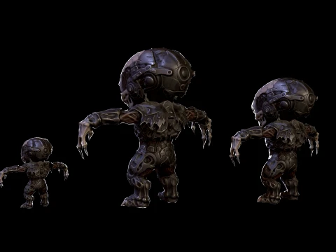 ChibiNecro7Pack2 3D Model