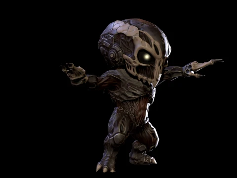 ChibiNecro7Pack2 3D Model