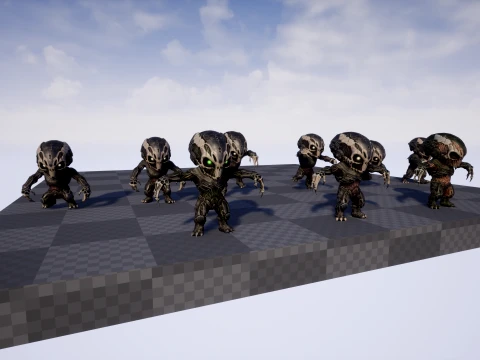 ChibiNecro7Pack2 3D Model