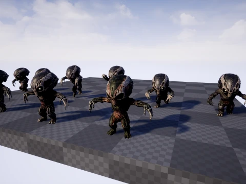 ChibiNecro7Pack2 3D Model