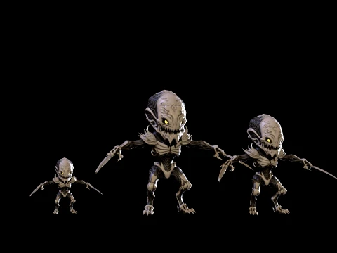 ChibiNecro8Pack2 3D Model