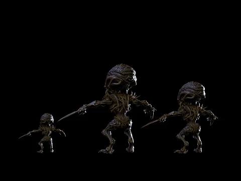 ChibiNecro8Pack2 3D Model