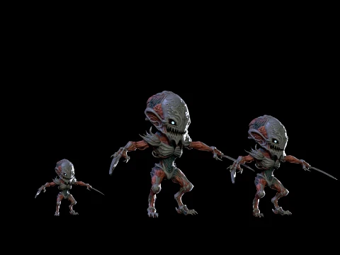 ChibiNecro8Pack2 3D Model