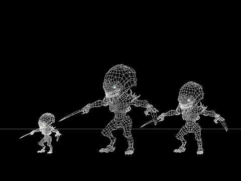 ChibiNecro8Pack2 3D Model