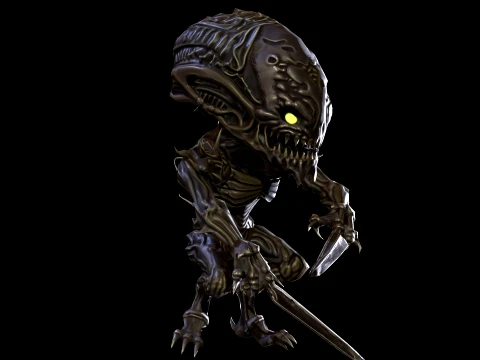 ChibiNecro8Pack2 3D Model