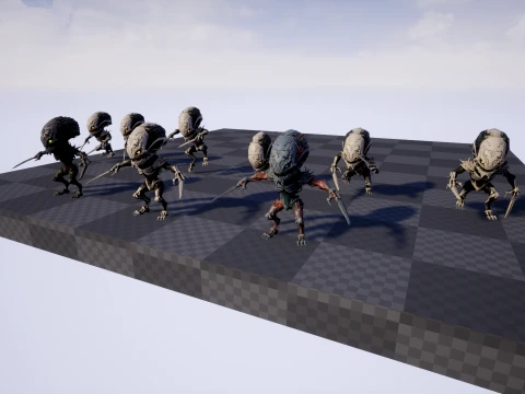ChibiNecro8Pack2 3D Model
