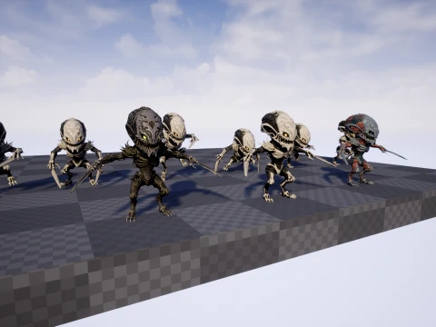 ChibiNecro8Pack2 3D Model