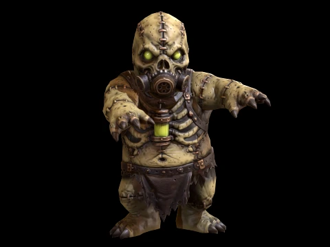 ChibiFrankyZombie1 3D Model