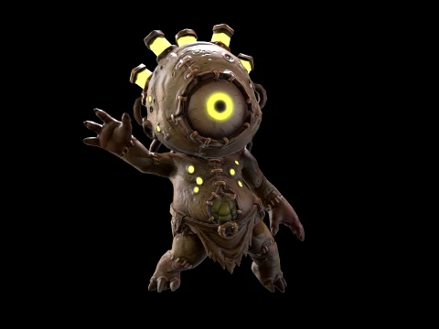 ChibiFrankyZombie7 Modello 3D