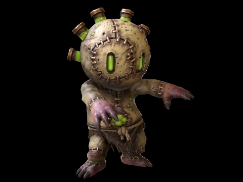 ChibiFrankyZombie8 Modello 3D