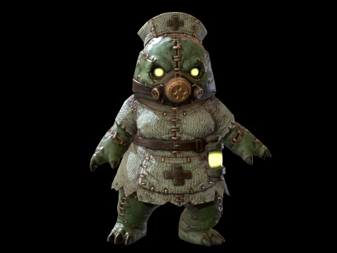 ChibiFrankyZombie6 Modello 3D