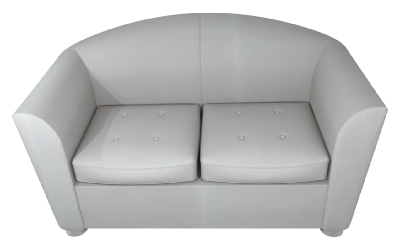 Double Sofa 3D Model .c4d .max .obj .3ds .fbx .stl .blend 
