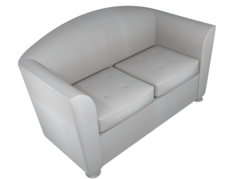 Sofá Doble Modelo 3D