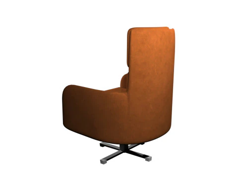 Leather Arm Chair 3D Model
