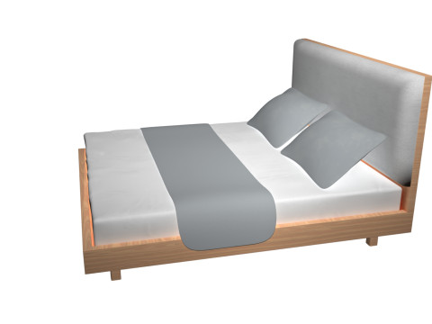 Cama Moderna Modelo 3D