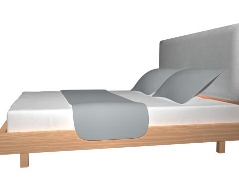 Cama Moderna Modelo 3D