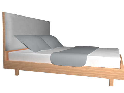 Cama Moderna Modelo 3D
