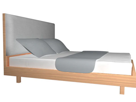 Modern Bed 3D Model