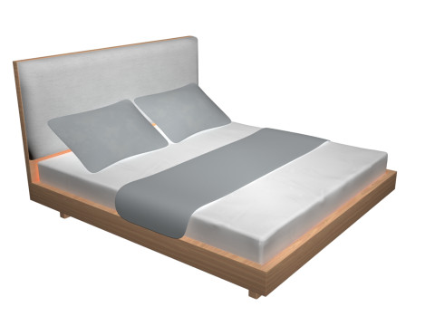 Cama Moderna Modelo 3D