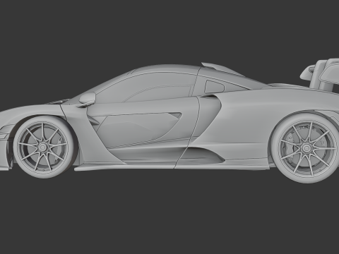 McLaren Senna Modelo de Impressão 3D
