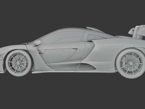 Mclaren Senna 3D Print Model