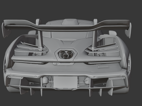 McLaren Senna Modelo de Impressão 3D