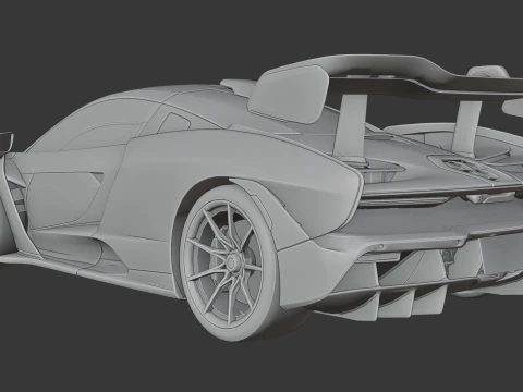 Mclaren Senna 3D Print Model