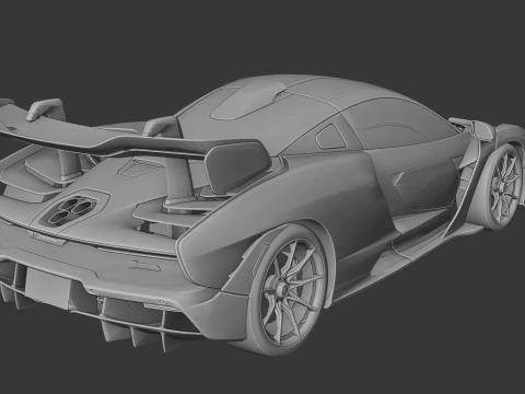 Mclaren Senna 3D Print Model