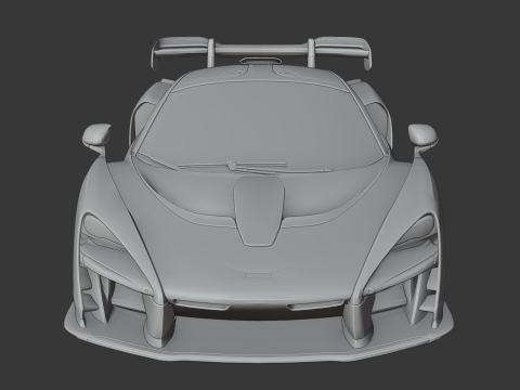 McLaren Senna Modelo de Impressão 3D