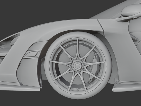McLaren Senna Modelo de Impressão 3D