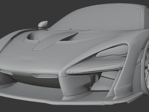 McLaren Senna Modelo de Impressão 3D