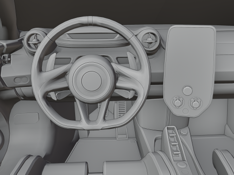 McLaren Senna Modelo de Impressão 3D