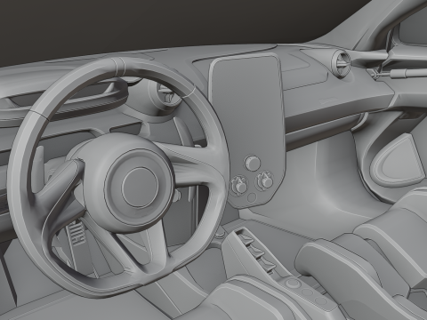 McLaren Senna Modelo de Impressão 3D