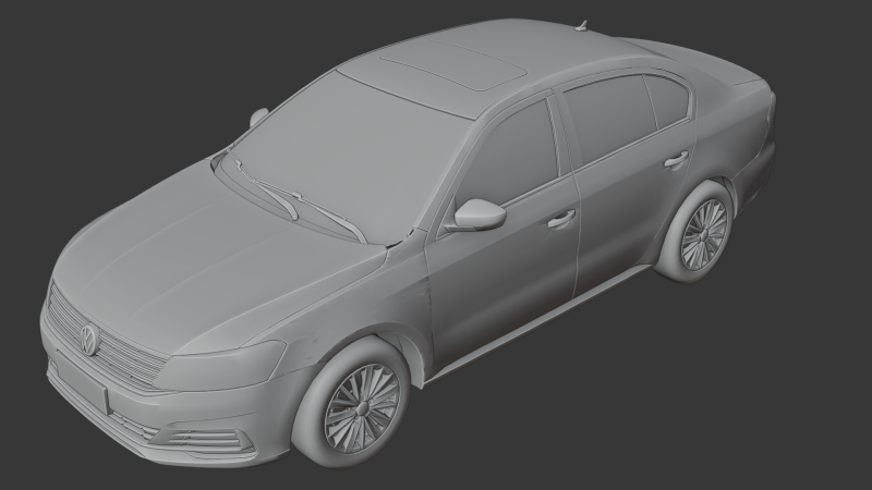 Volkswagen Lavida 3D Print Model .c4d .max .obj .3ds .fbx .stl .blend