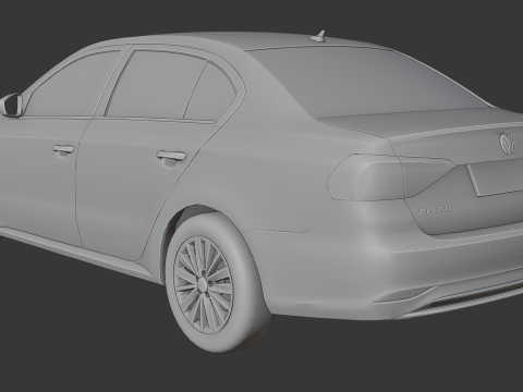 Volkswagen Lavida 3D Print Model