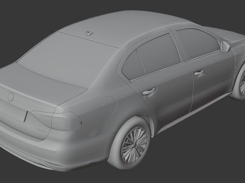 Volkswagen Lavida 3D Print Model